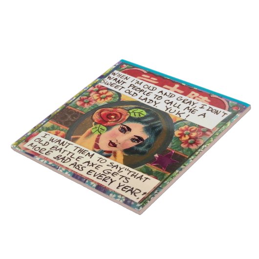 TILE- Trivet Tegeltje (Zijkant)