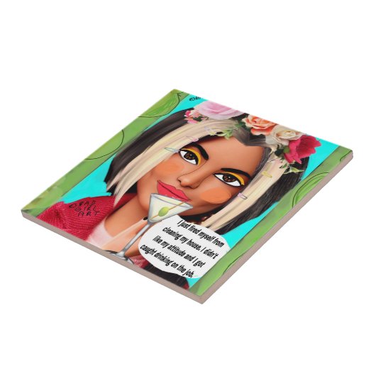 TILE- Trivet Tegeltje (Zijkant)