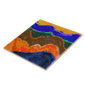 Tile trivet, zuidwestlagen, van DSM Tegeltje (Zijkant)