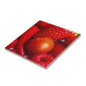 Tile van rode groenten en fruit tegeltje (Zijkant)