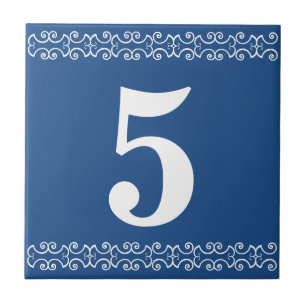 Tile Victoriaans huisnummer Tegeltje