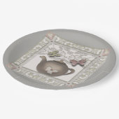 Tile voor de keuken. papieren bordje (Gekanteld)