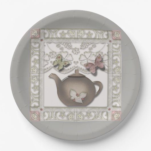 Tile voor de keuken. papieren bordje (Voorkant)