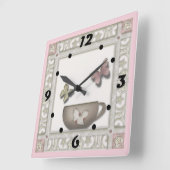 Tile voor de keuken. vierkante klok (Hoek)
