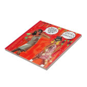 TILE.Wordt de oude dames die de hel opvoeden Tegeltje (Zijkant)