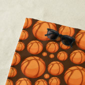 Tiled Basketball Design Beach Towel Strandlaken (In situ)