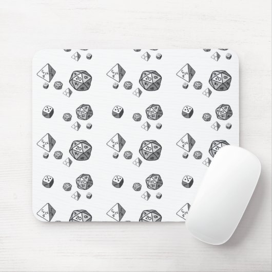 Tiled Dice Muismat (Met muis)