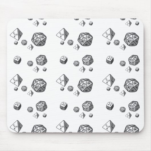 Tiled Dice Muismat (Voorkant)