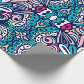 Tiled ethnic pattern. Abstract geometric mosaic vi Cadeaupapier (Hoek)