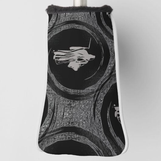 Tiled Grim Reaper Golfheadcover (Draai 90)