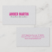 Tiled III | wit Visitekaartje (Voorkant / Achterkant)