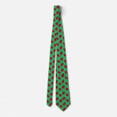 Tiled Ladybugs Design Necktie Stropdas (Achterkant)