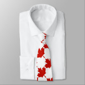 Tiled Maple Leaf Necktie Stropdas (Gebonden)
