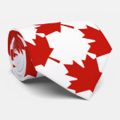Tiled Maple Leaf Necktie Stropdas (Opgerold)