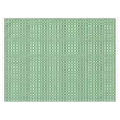 Tiled Spring Green Woven Pattern Tafelkleed (Voorkant (Horizontaal))