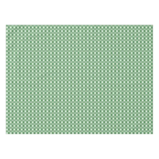 Tiled Spring Green Woven Pattern Tafelkleed (Voorkant (Horizontaal))