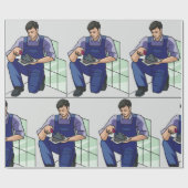 Tiler op het werk cadeaupapier (Vlak)