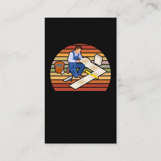 Tiler  Tile Craftsmen Visitekaartje (Voorkant)