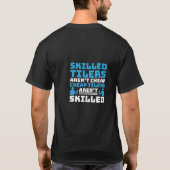 Tiler Worker Gift T-shirt (Achterkant)