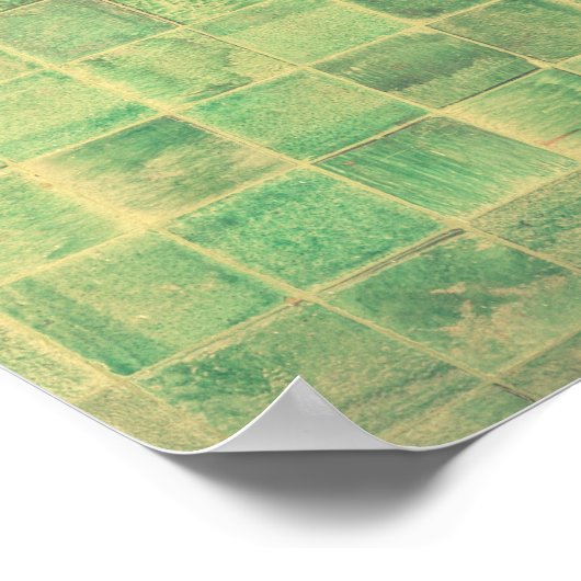 Tiles Backdrop Bathroom Poster (Hoek)