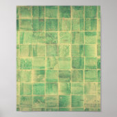 Tiles Backdrop Bathroom Poster (Voorkant)