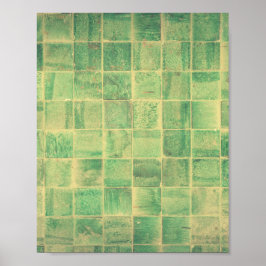Tiles Backdrop Bathroom Poster