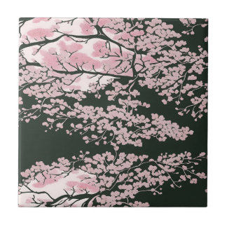 Tiles inspired by Japanese cherry blossoms Tegeltje