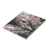 Tiles inspired by Japanese cherry blossoms Tegeltje (Zijkant)