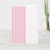 Tilet-patroon | Roze geometrisch ontwerp Kaart (Voorkant)