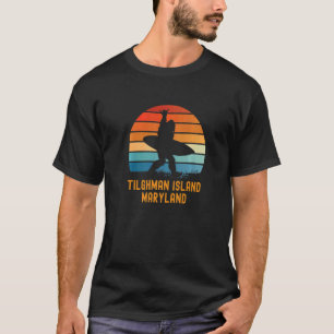 Tilghman Island Maryland Sasquatch Souvenir T-shirt