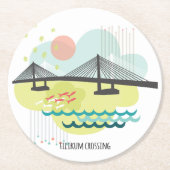 Tilikum Crossing Portland Onderzetter (Voorkant)