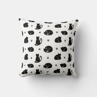 Tiling Cats Pattern Worpdekussen – Voor kattenlief Kussen
