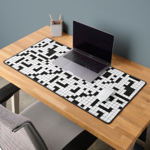 Tiling kruiswoordpuzzel patroon bureaumat