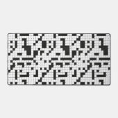 Tiling kruiswoordpuzzel patroon bureaumat (Voorkant)