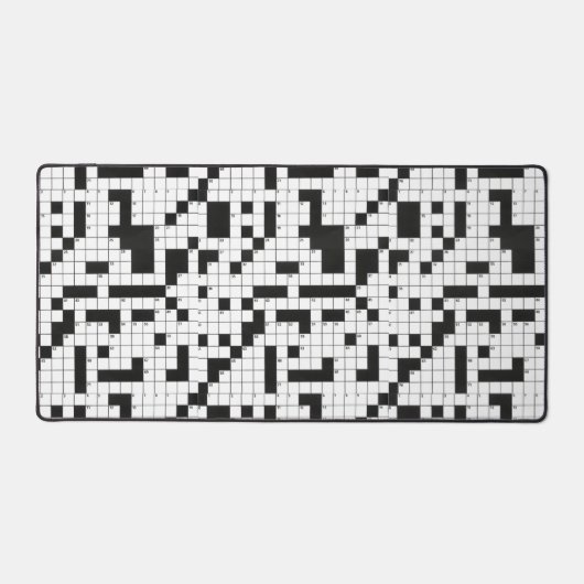 Tiling kruiswoordpuzzel patroon bureaumat (Voorkant)