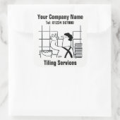 Tiling Services Cartoon Stickers (Tas)