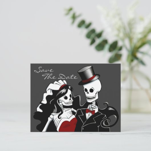 Till Death beroemd gemaakt door Save the Date door Aankondigingskaart (Staand voorkant)