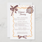 Till Death Bow Cocktail Halloween Bacheloerette In Kaart (Achterkant)