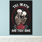 'Till Death Canvas Print (Insitu (Houten vloer))