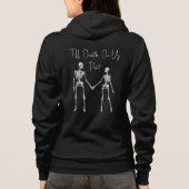 Till Death Do ons Part Skeleton Hoodie (Achterkant)