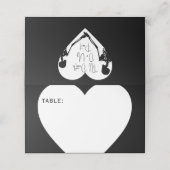 Till Death Do ons Part Skeleton Weddenschap White Plaatskaartje (Buitenkant ongevouwen)