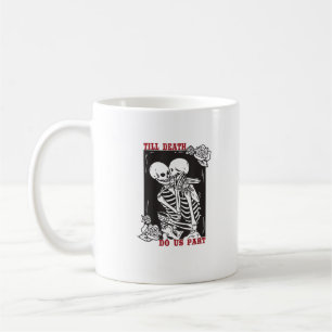 Till Death Do ons Part Wedding Skelet Couple Vale Koffiemok