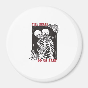Till Death Do ons Part Wedding Skelet Couple Vale Magneet
