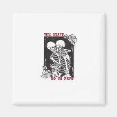 Till Death Do ons Part Wedding Skelet Couple Vale Magneet (Voorkant)
