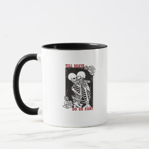 Till Death Do ons Part Wedding Skelet Couple Vale Mok