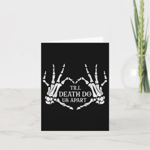 Till Death Do Us Apart - Huwelijksgeloften Huwelij Kaart