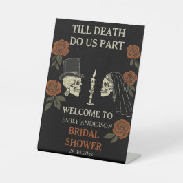 Till Death Do Us beroemd gemaakt door Halloween Vr Reclamebord Met Voetstuk