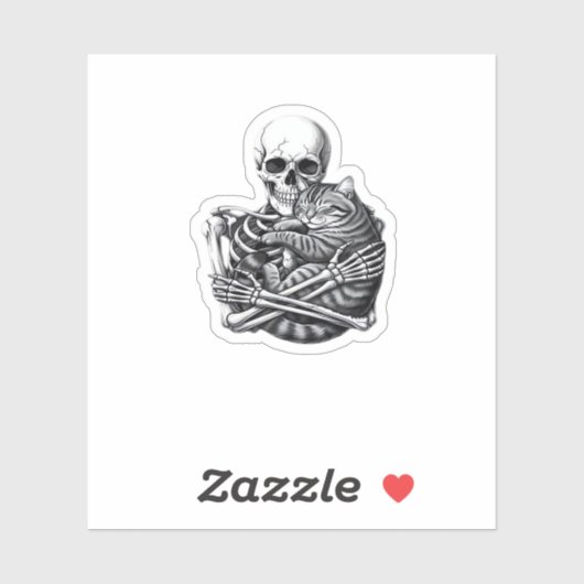 Till Death Do Us Classic & Quote Sticker (Vel)