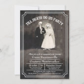 Till Death Do Us Engagement Party Uitnodigingen (Voorkant)