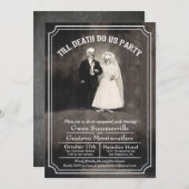 Till Death Do Us Engagement Party Uitnodigingen (Voorkant / Achterkant)